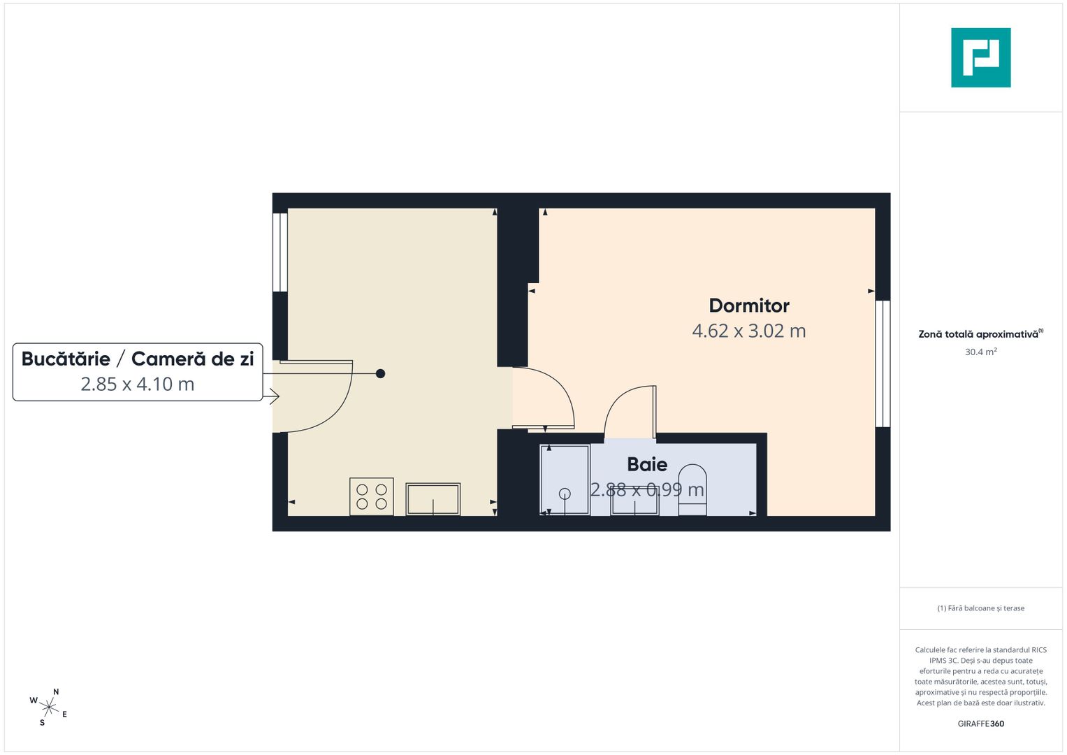 Apartament de Închiriat în Centrul Oradiei - Poză 10
