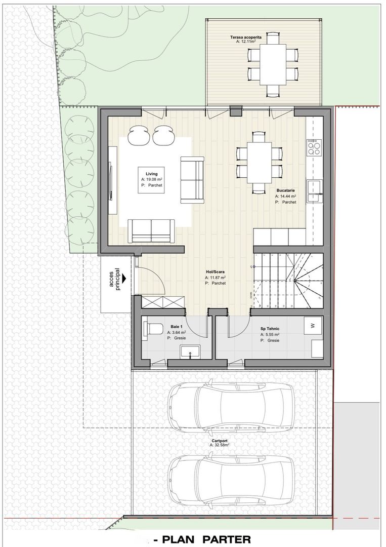 Casă premium cu 3 niveluri, teren 346 mp și terasă panoramică - Poză 13