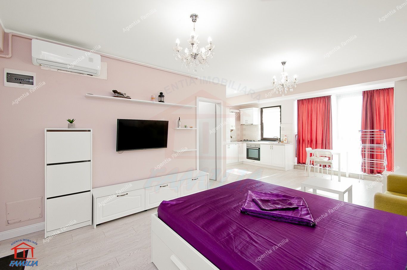 🏡 Inchiriere 1 camera, bloc nou, Mazepa 2, 450 €/lună - Poză 3