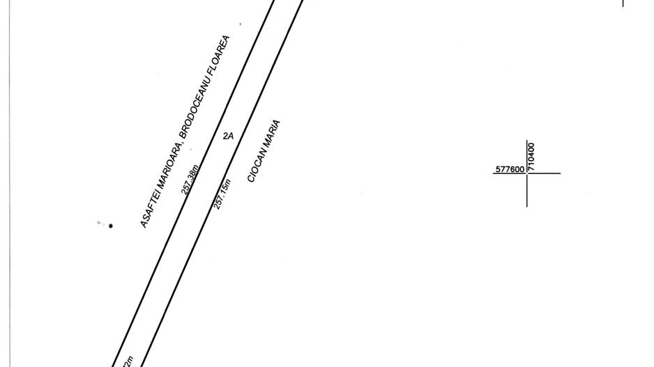 Teren intravilan 1000 mp, zona MOARA GRECILOR; - Poză 2