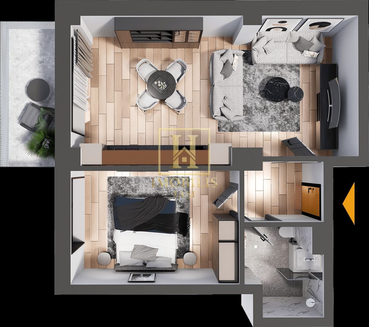 Promo! Apartament NOU 2 camere 62 mp + loc de parcare Cug 126800 euro - Poză 8