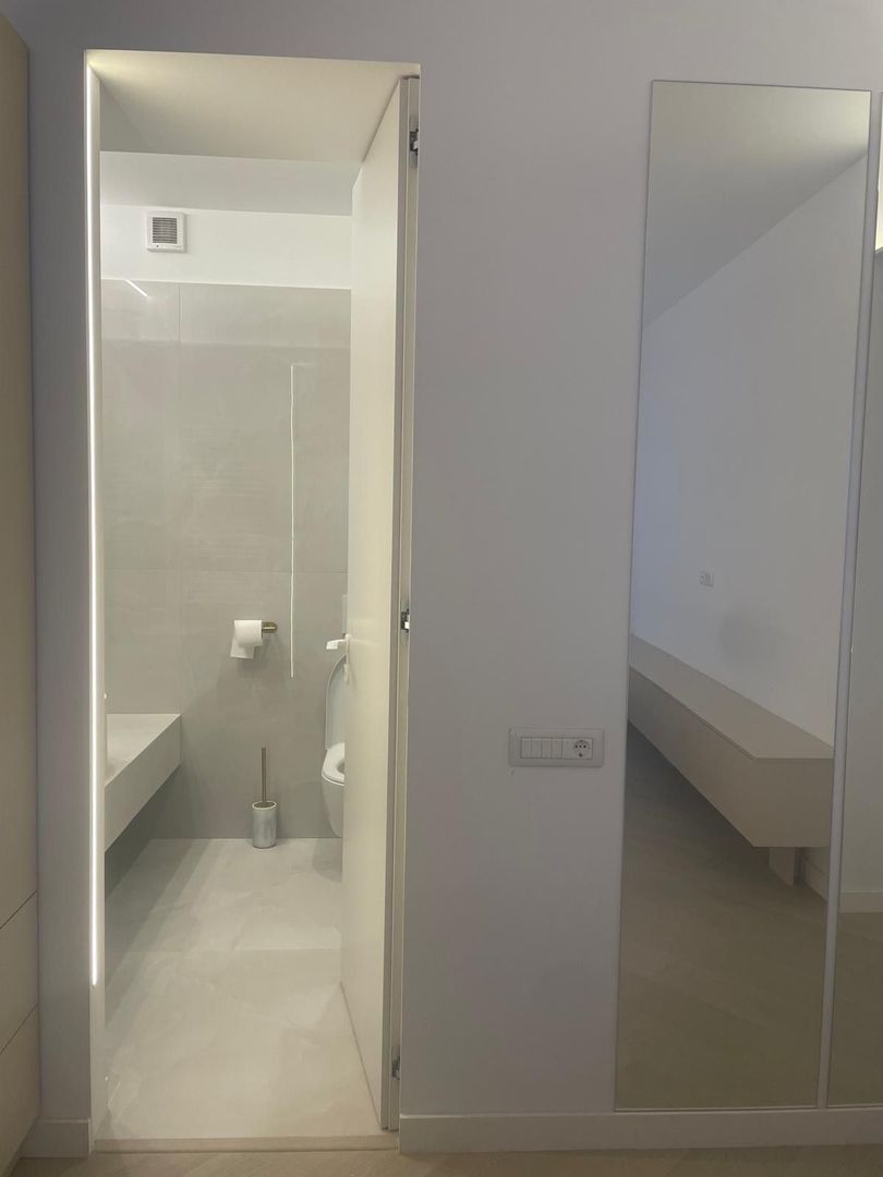 INCHIRIERE APARTAMENT TREI CAMERE MOBILAT UTILAT ZONA PIPERA CORTINA NORTH - Poză 12