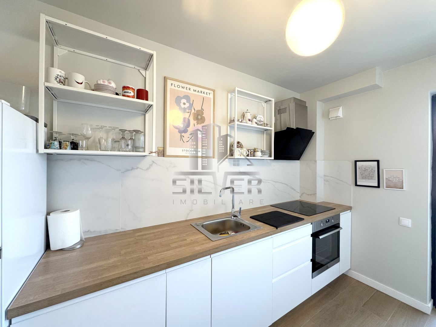 Apartament in imobil nZEB/parcare cu CF/complet mobilat si utilat. - Poză 12