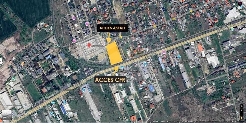 🏷️ Teren de vânzare / Inchiriere – Otopeni, Șos. Odăi – 8551 mp - Poză 3