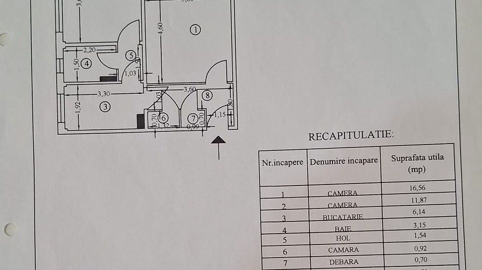 Apartament 2 camere renovat | 50 m Metrou Romancierilor | Etaj 3/10 - Poză 12
