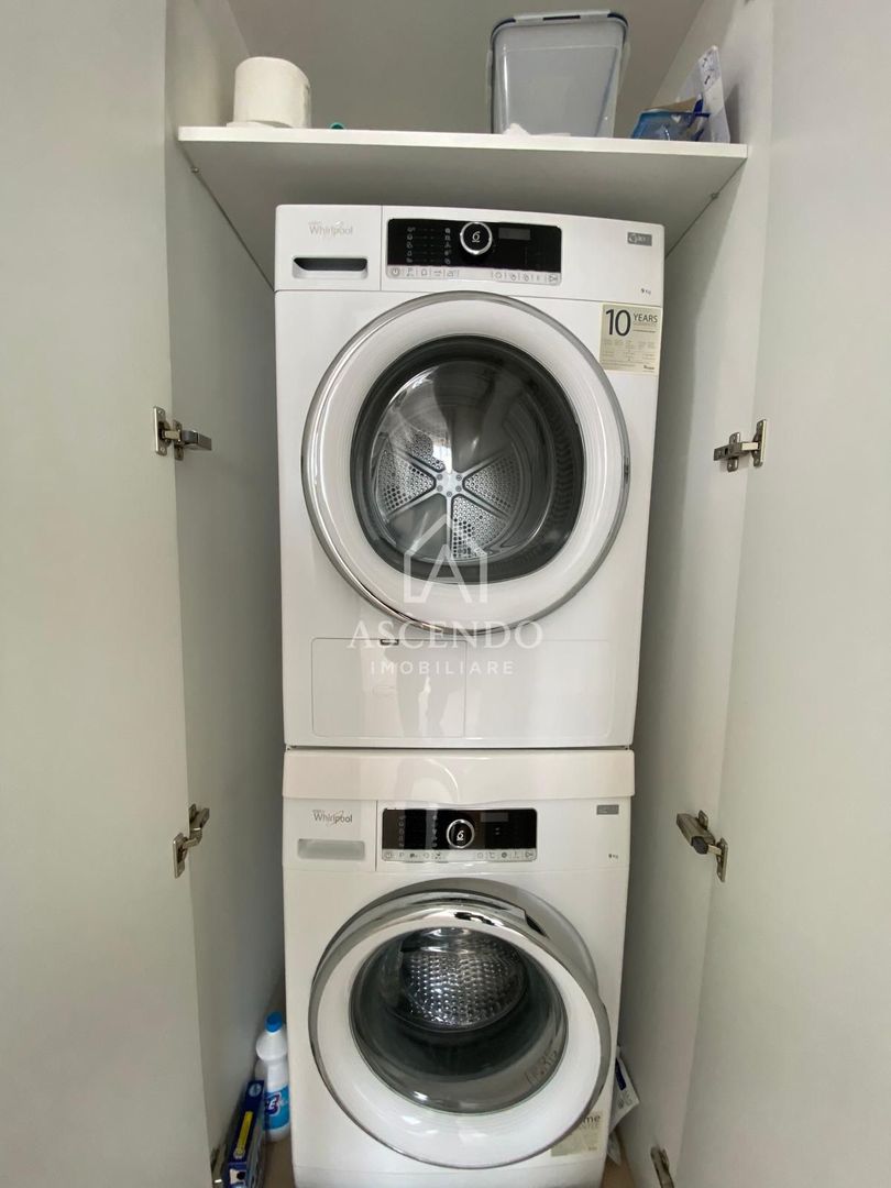 Apartament 3 camere, 2 bai premium mobilat lux , cu parcare inclusă - Poză 16