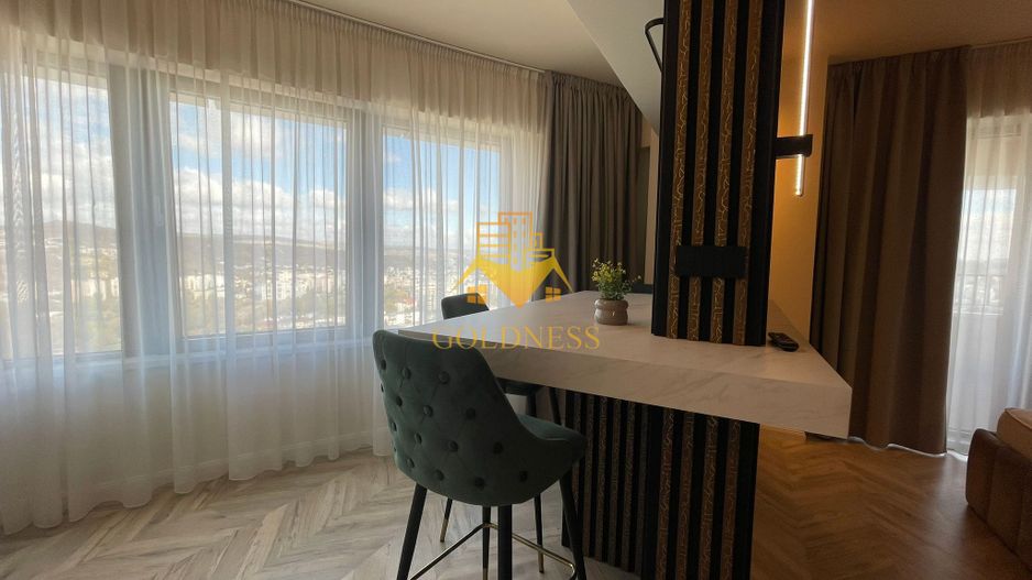 West City!Apartament 45 mp finisat utilat mobilat! Panorama pe Cluj! - Poză 3