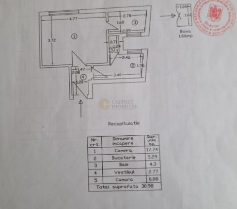 Garsoniera  | 31mp  | Piata Romana  | Pretabil Airbnb - Poză 4