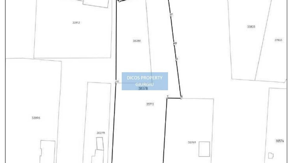 Teren intravilan Gogoșari, 2.580 mp - Schiță 3