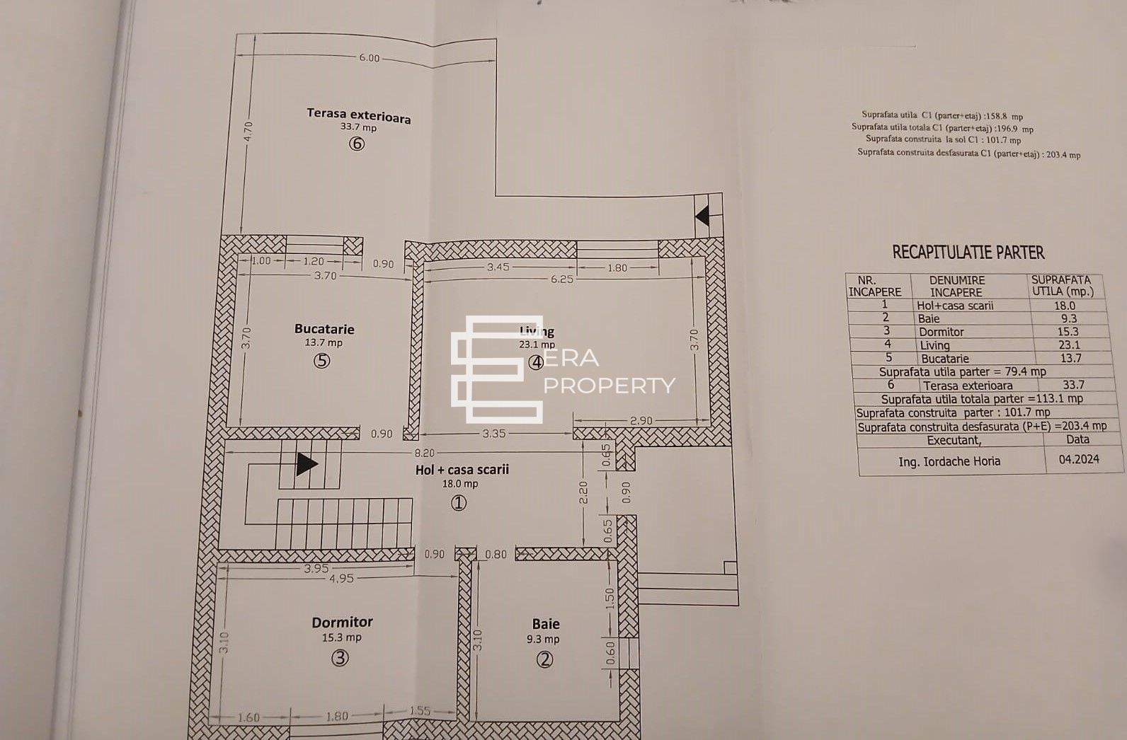 Casa individuala 5 camere-  160 mp- teren 300mp-pivnita Sibiu - Schiță 13