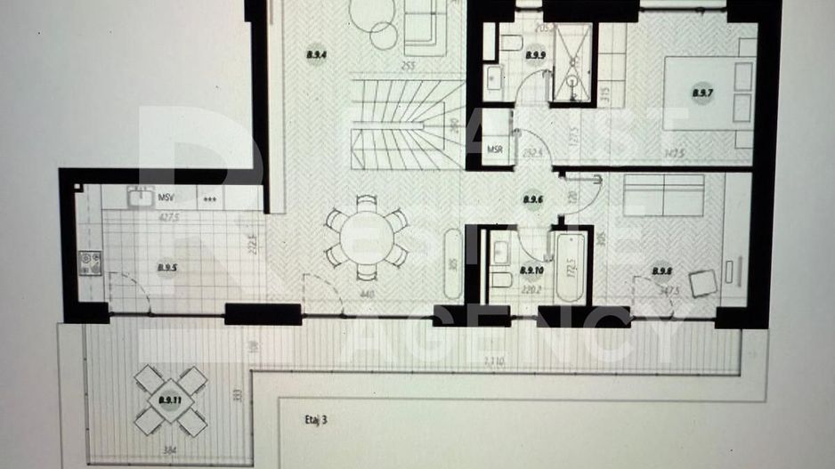 Vânzare, apartament 3 camere, Catted Family, București - Schiță 23