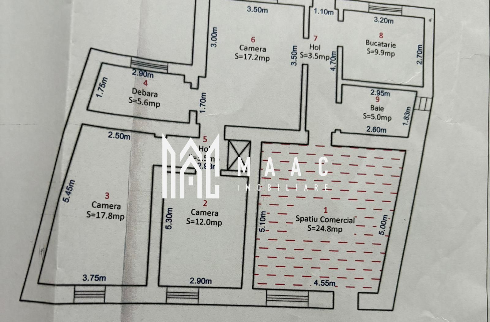 Apartament la casa | 7 camere | 202 mpu | Terezian - Poză 25