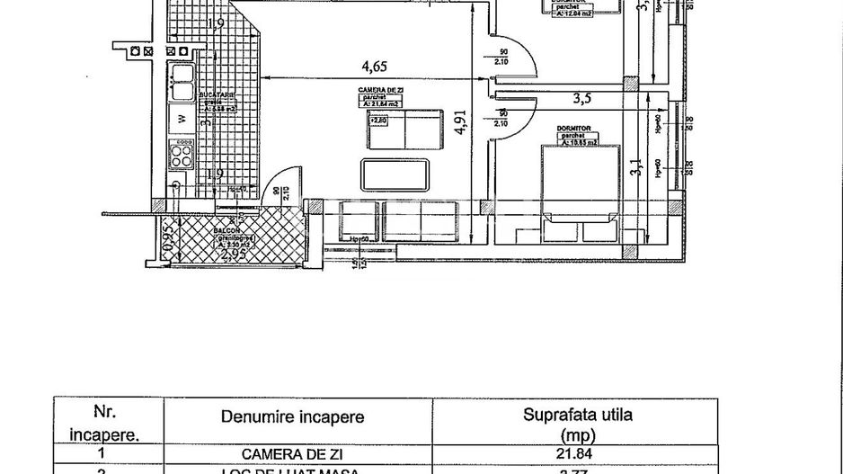 Apartament 3 Camere | 64 mp | Curte 60 mp | Parcare | Terra Floresti - Poză 14