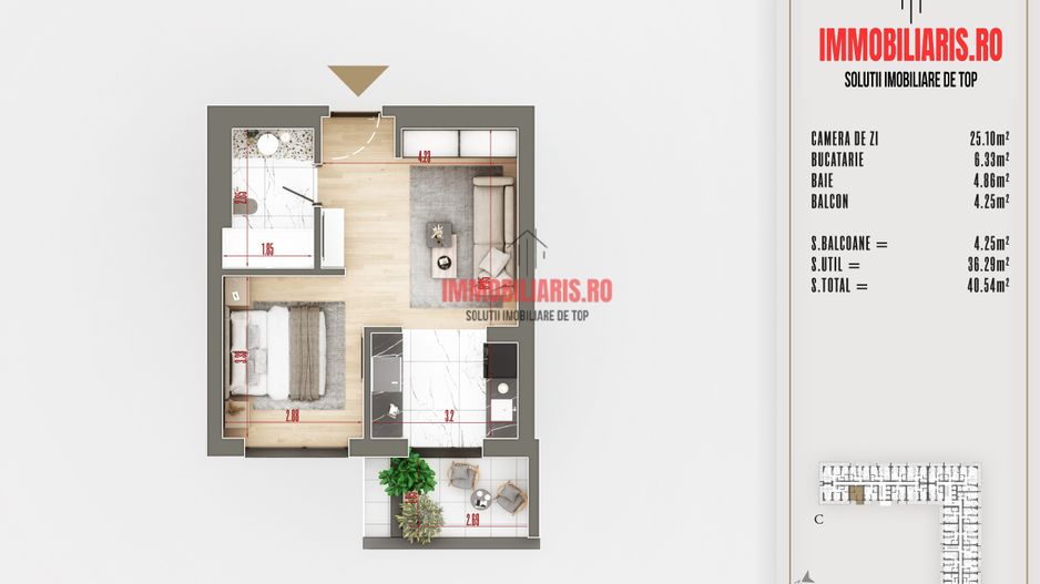 Pallady- Finisaje la Alegere- Incalzire Pardoseala- Direct Dezvoltator - Schiță 2