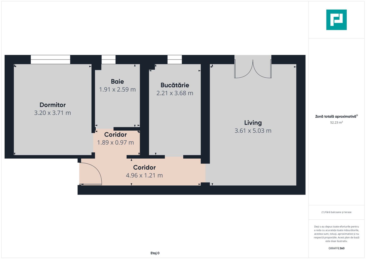 Apartament cu 2 camere Giroc - Poză 12