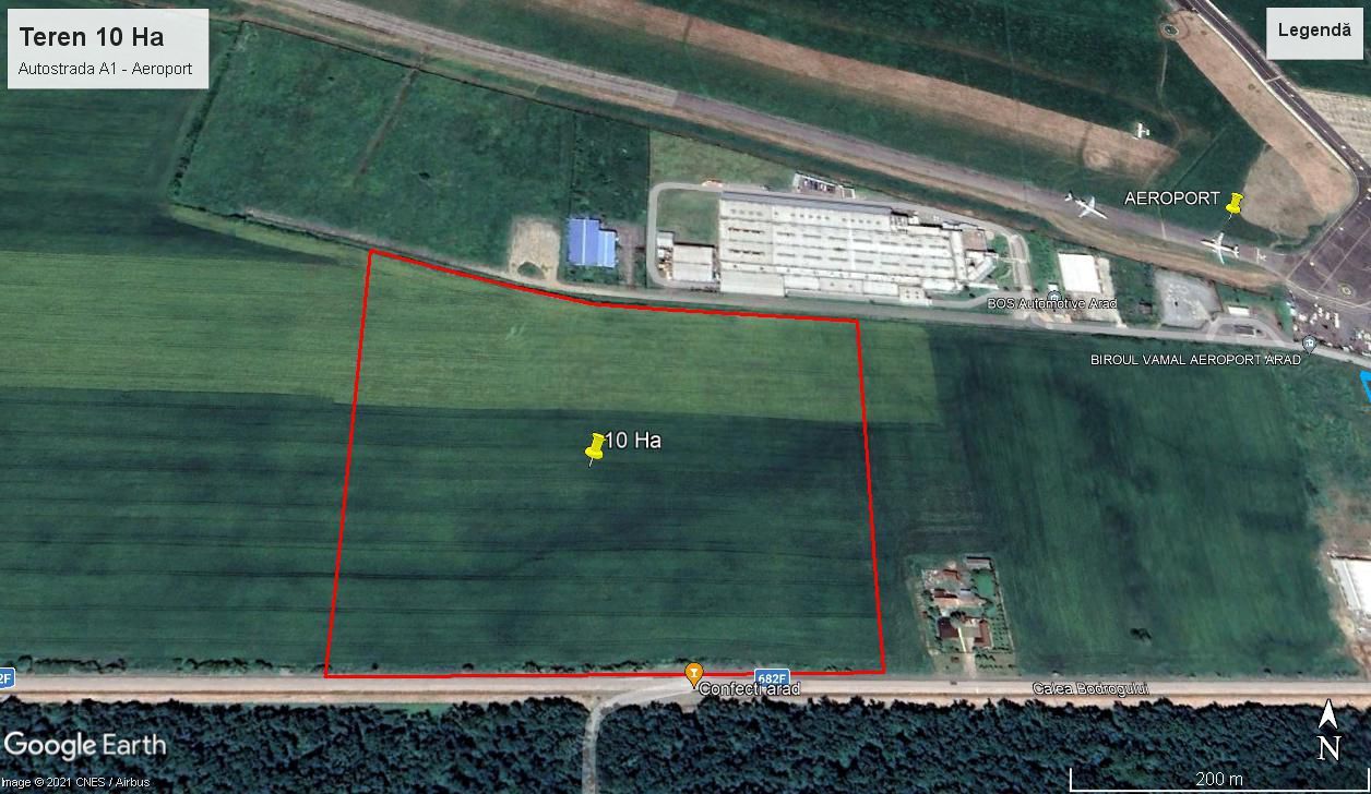 Teren lângă Aeroportul Internațional din Arad - Poză 2