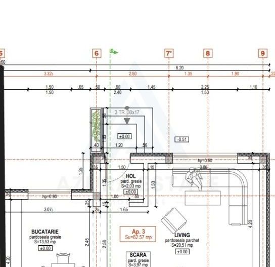 DIRECT DEZVOLT ! Casa tip cvadruplex 3 camere, Cartierul Arhitectilor, - Poză 6