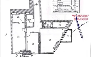 VANZARE APARTAMENT 3 CAMERE 100MP | ONE VERDI | ULTRAFINISAT | PARCARE - Schiță 24