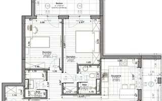 Apartamente cu 3 camere, bloc premium, vedere asupra orasului, Zorilor - Schiță 13