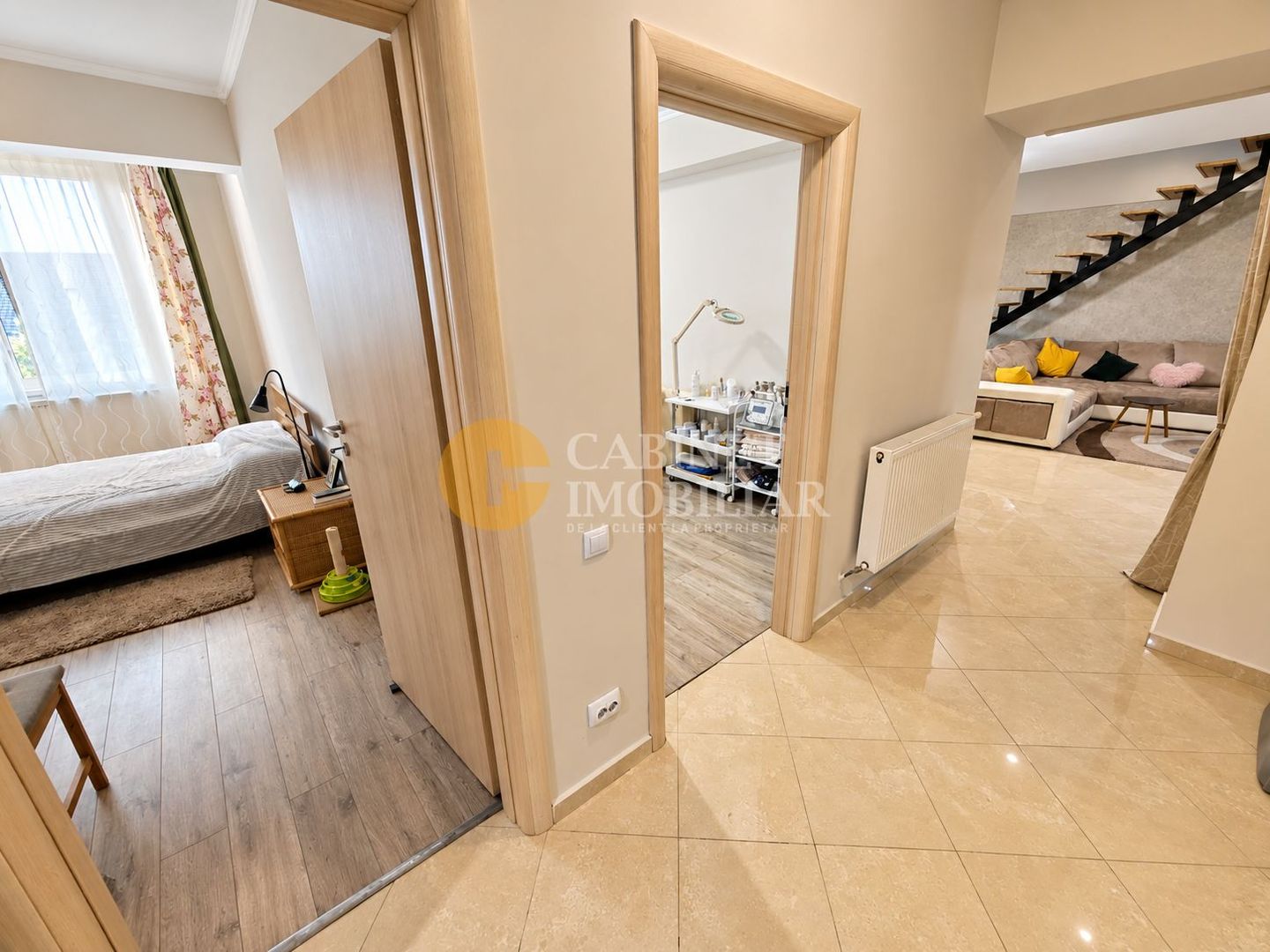 3 camere - mobilat & utilat - 77mp - tip DUPLEX - Poză 5