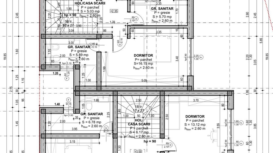 Case cuplate la liziera padurii , ideale pentru 2 familii ! - Schiță 41