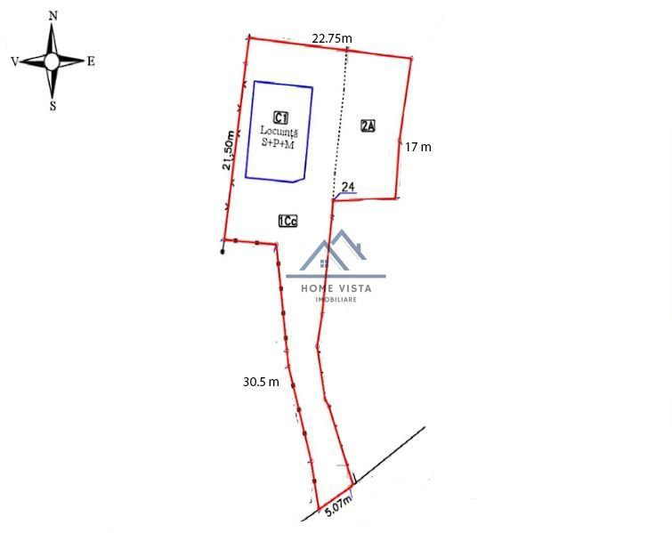 Casa S+P+M de vanzare – Curtea de Arges - Comision 0% - Schiță 3