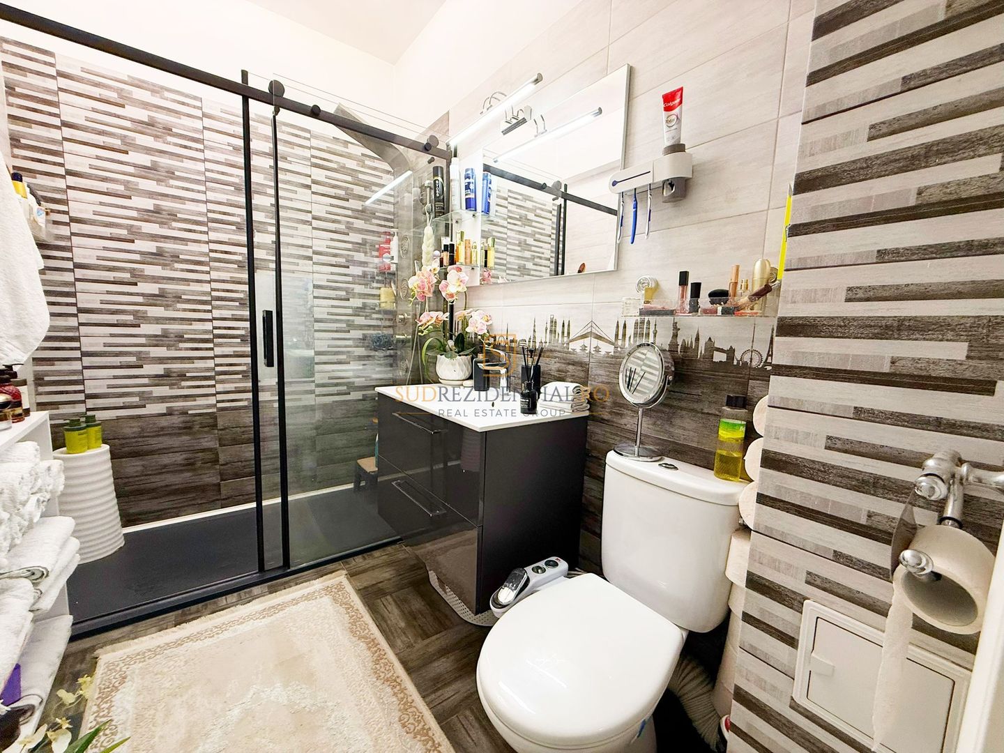 Apartament 2 camere, mobilat/utilat, dressing, 3 locuri de parcare - Poză 6