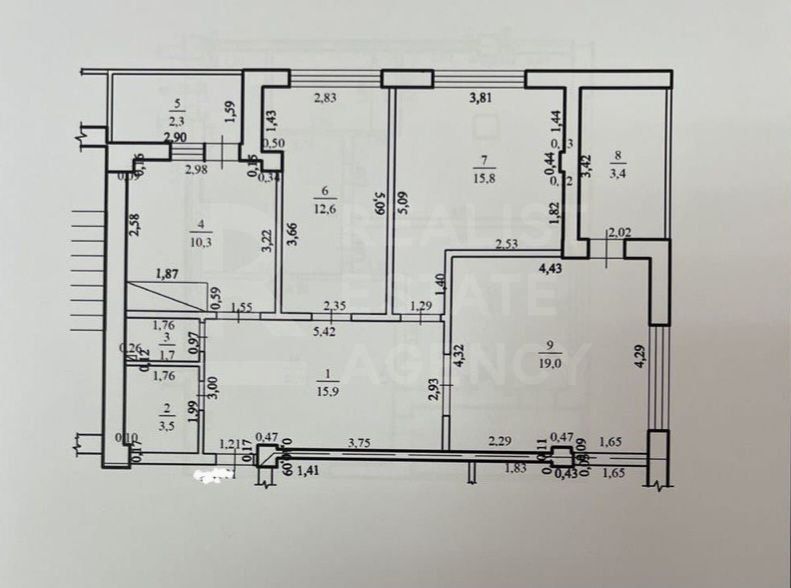 Vânzare, apartament, 3 camere, strada Nicolae Dimo, Râșcani - Poză 13