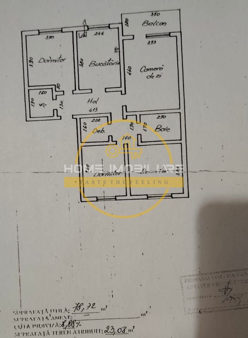 Apartament 4 Camere Decomandat Etaj Intermediar Galata 80 MP - Poză 3