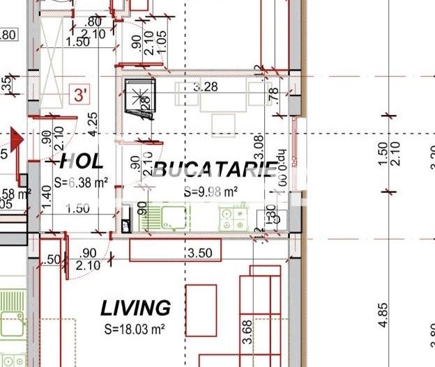 2 Camere / Parcare / Sanpetru / Finisat - Poză 3