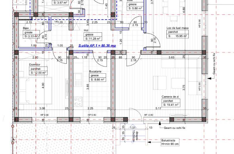 COMISION 0% | Apartament 3 camere | 80,36 mp | Curte 70 mp | Giroc - Poză 9