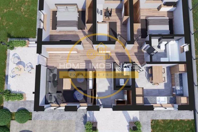 Casa 4 camere, 2 băi/incalzire in pardoseala/ teren 490 mp in zona Dancu-Holboca - Poză 9