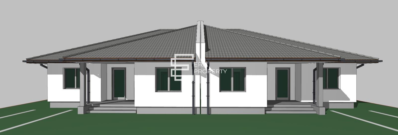 Case pe un singur nivel teren 479 mp cu panouri solare – Cristian/Sibiu - Poză 1