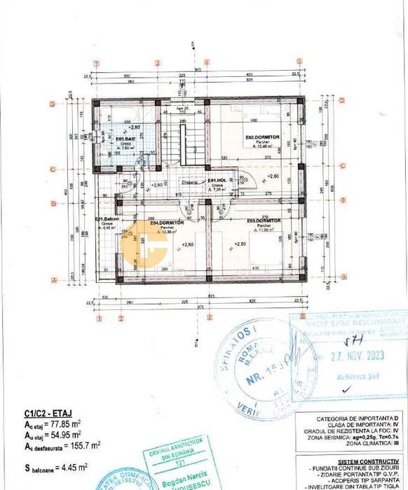 Vila 115 MP Utili 480 Teren Valea Lupului - Poză 6