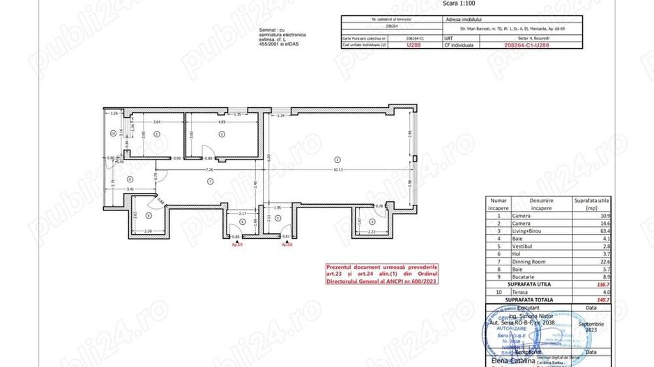Penthouse lux, hitech, 140mp, vedere Delta Vacaresti S249 - Poză 7