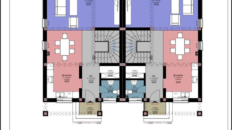 Duplex 4 dormitoare - zona linistita - Dumbravita - Poză 3