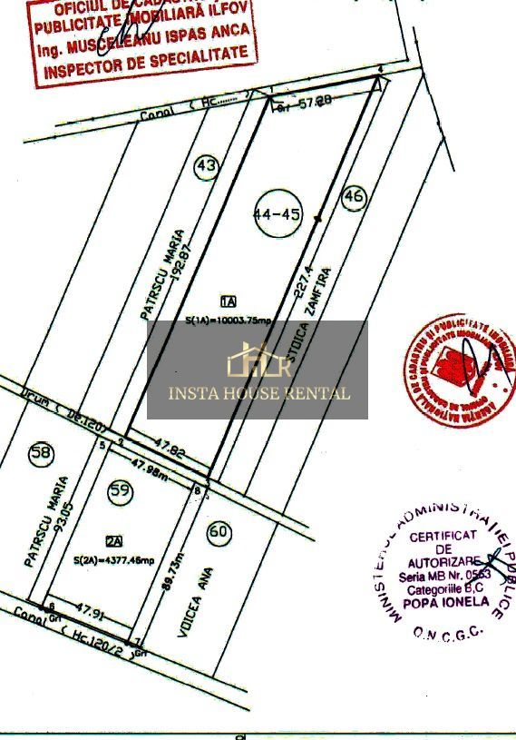 Teren 14377 mp Odai / Otopeni / 5000 mp intravilan - Poză 1