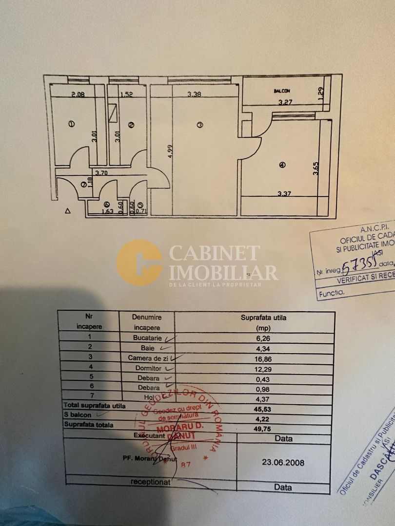 Apartament 2 Camere - Bloc Fara Risc - Zona Podu Ros/Cantemir - Poză 7