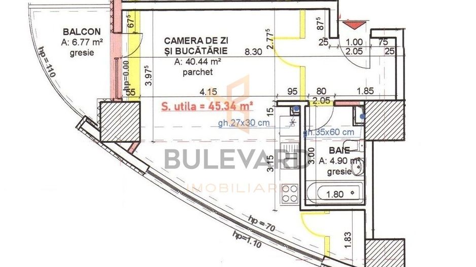 Comision 0! Apartament de vanzare la cheie in bloc nou! - Schiță 17