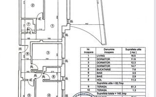 Apartament 4 camere mobilat Sisesti parter curte 63 mp comision 0% - Poză 15