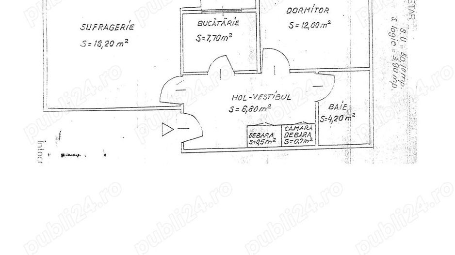 Apartament 2 camere decomandat mobilat și utilat Gorjului / N-uri A500 - Poză 3