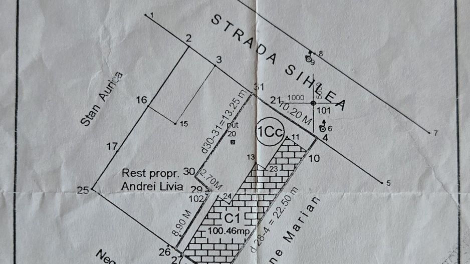 TEREN 300MP cu construcție existenta-Voluntari Str.Sihlea zona case - Poză 5