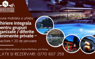 Pensiune inchiriere integrala pentru evenimente (aniversari/petreceri private) - Poză 1