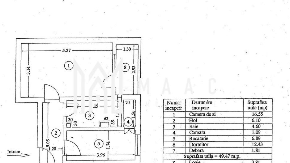 Apartament 2 camere | Ostroveni | etaj 4/10 | lift | centrală - Poză 11