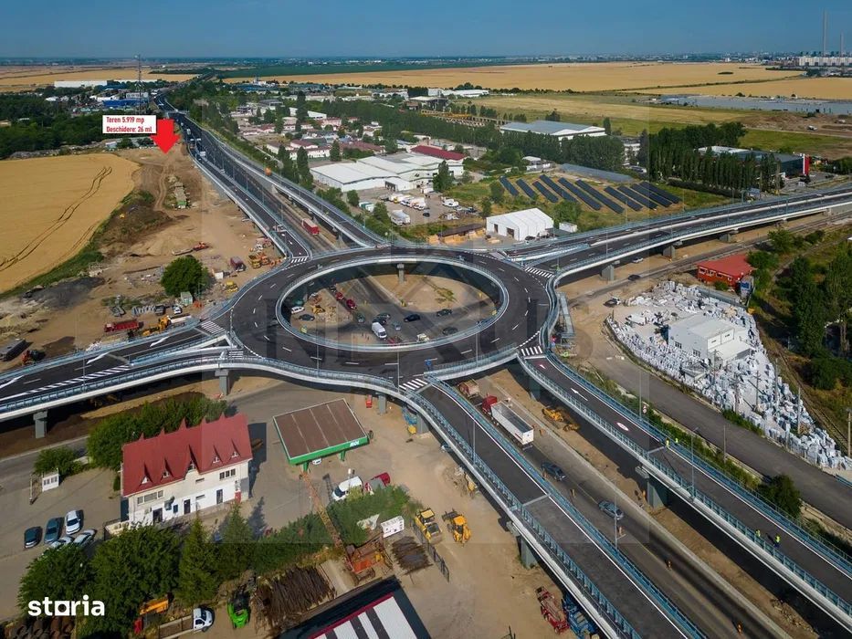 Teren STRATEGIC - Intersectie DNCB / Soseaua Berceni (Pasaj Suspendat) - Poză 1
