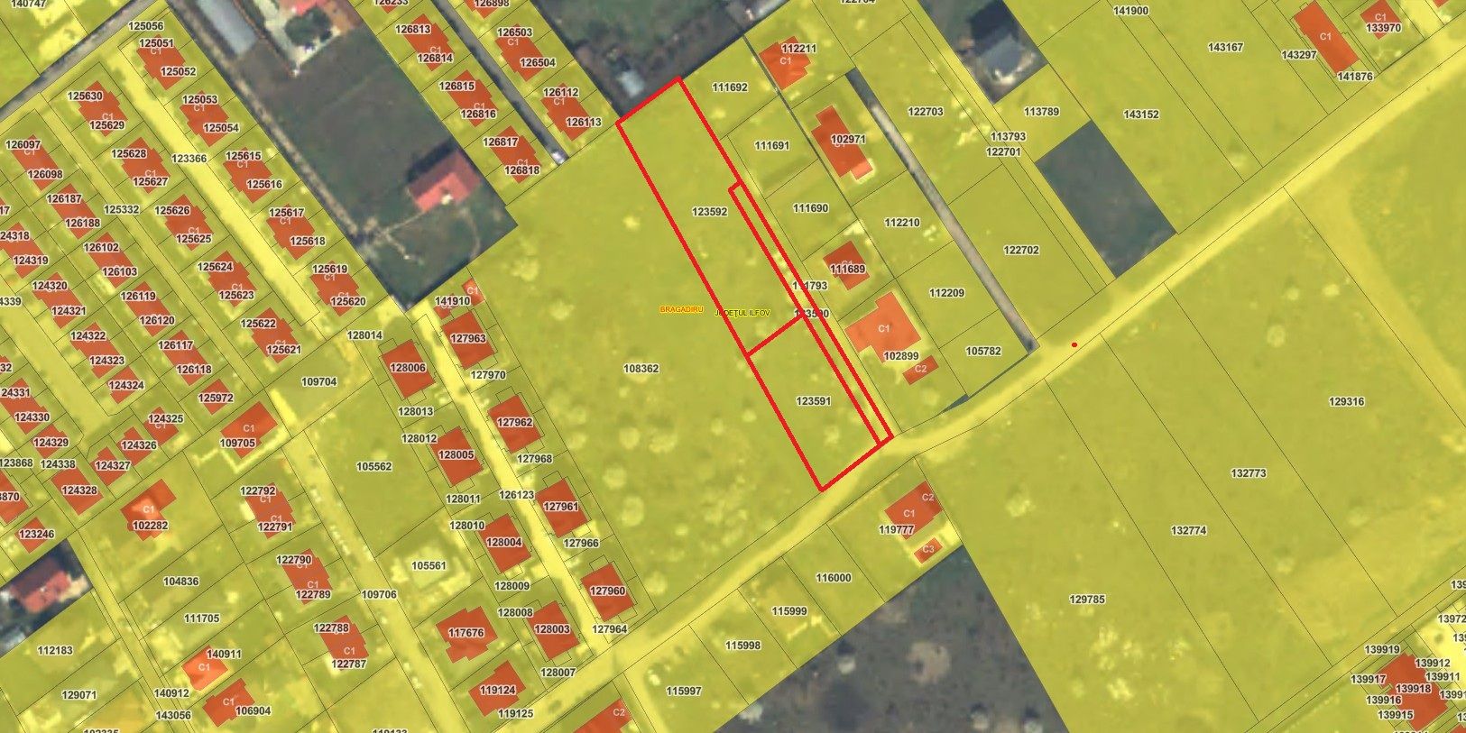 Teren intravilan 2944 mp Rubinului/Bragadiru - Poză 1