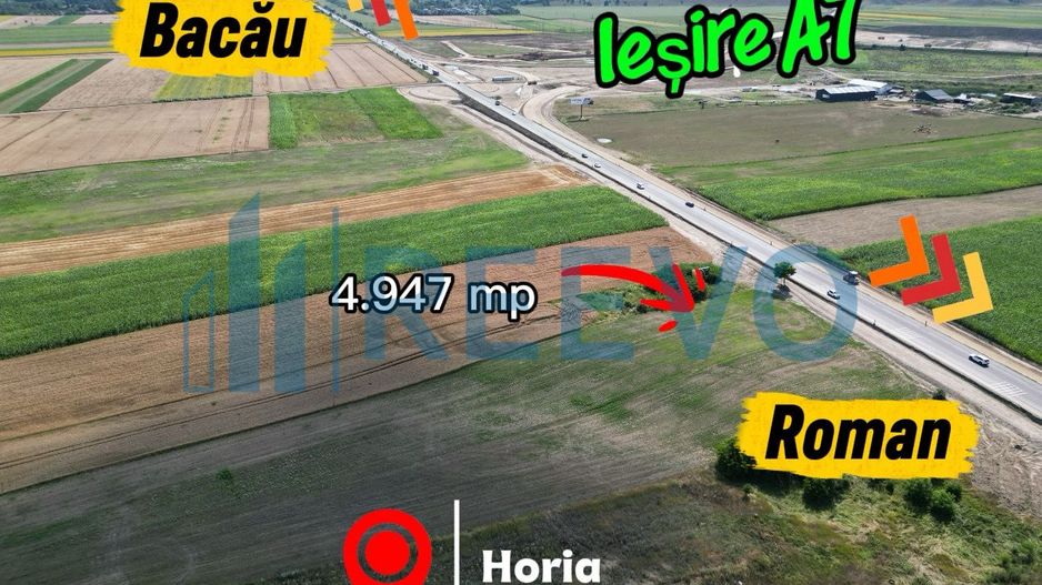 Teren 5.000 mp, E85, Roman - Poză 1