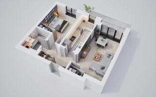 Vanzare  apartament cu 2 camere. Rate la dezvoltator pe 7 ani. - Poză 3