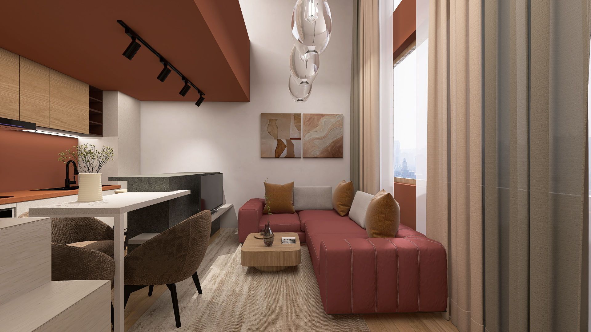 Studio Duplex Pta- Victoriei - Buzești - Poză 1