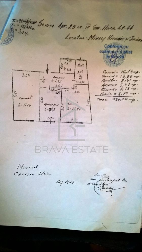 Apartament 2 Camere ,50mp, zona Horea - Poză 4